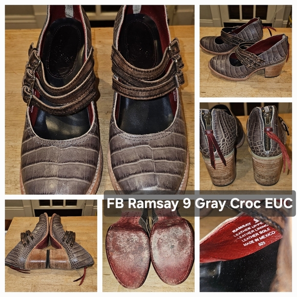 Freebird Ramsay Croc Gray 9 - Picture 7 of 7